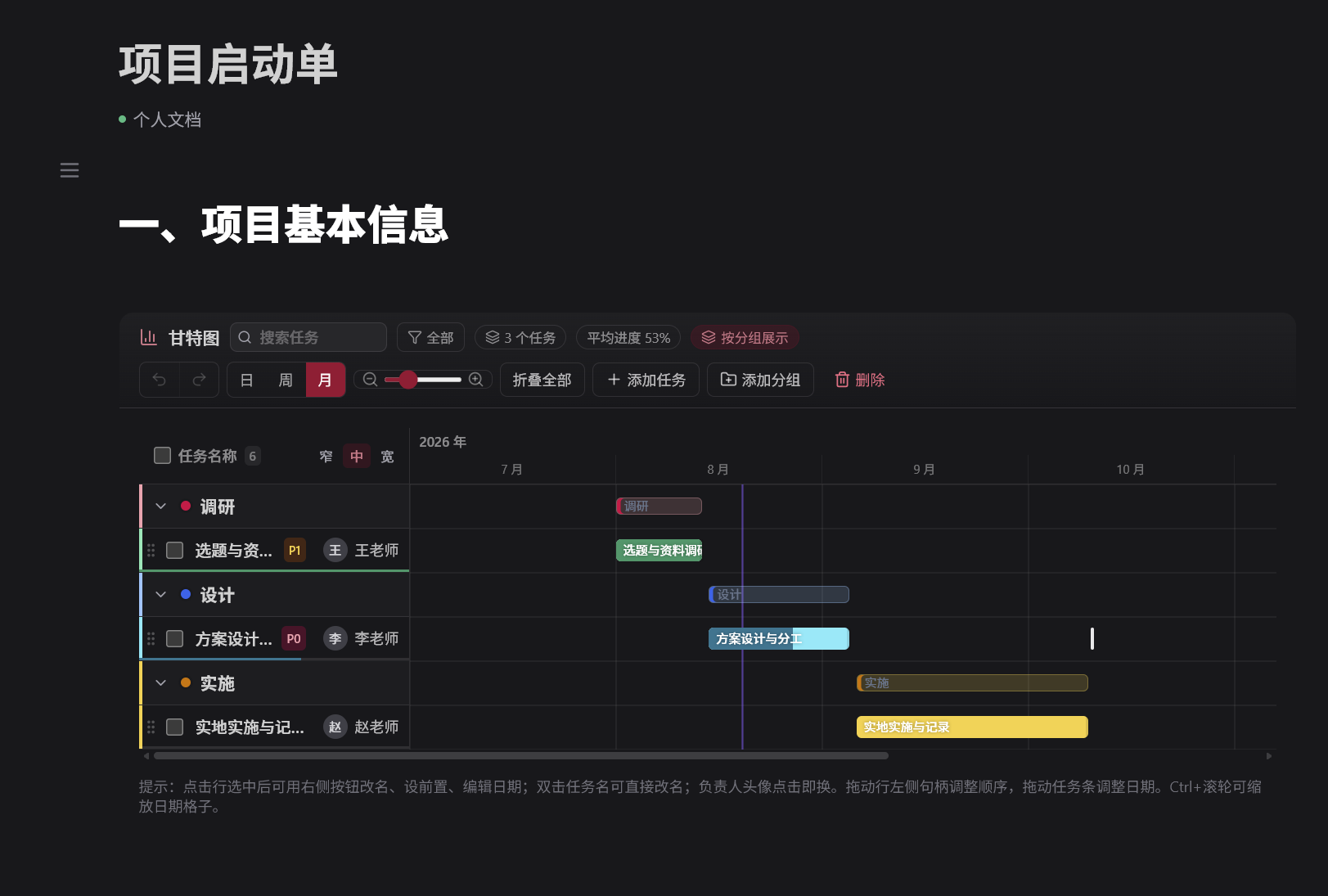甘特图